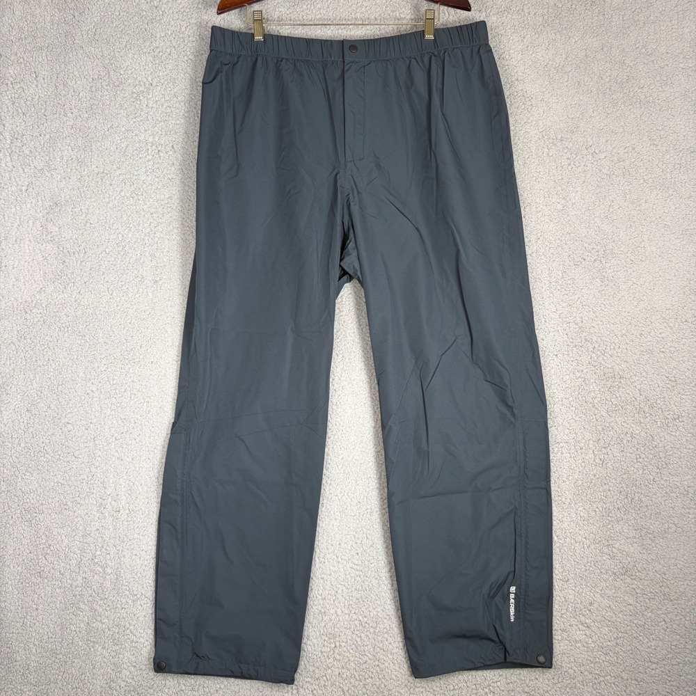 Baerskin Rain Pants Mens XL Navy Blue Tactical Supply Co Outdoor Waterproof NEW